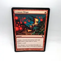 Crimson Wisps 88 Common Shadowmoor Magic: The Gathering LP MTG - Image 1