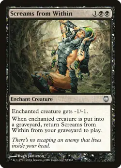 MTG Screams from Within [Darksteel] Lightly Played Magic - Image 1