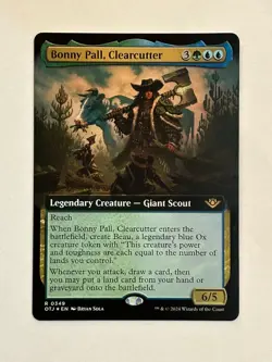 MTG Bonny Pall, Clearcutter OTJ 349 Foil R Near Mint - Image 1