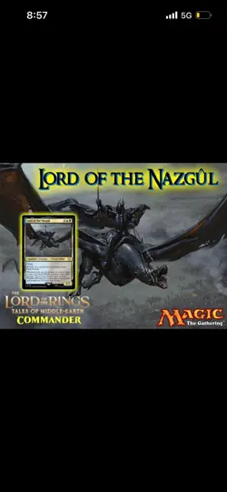 Lord of the Nazgul MTG EDH Commander Deck! Wraith Destruction - Image 1