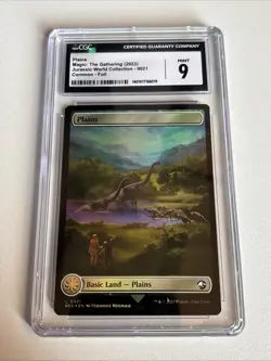 Plains - Foil - 21 - Jurassic World Collection (REX) MTG CGC 9 Mint - Image 1