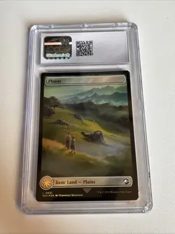 Plains - Foil - 21 - Jurassic World Collection (REX) MTG CGC 9 Mint - Image 2