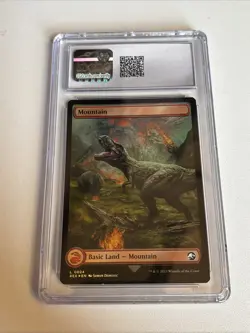 1 x Mountain (0024) - Foil Double-sided Land - Universes Beyond: Jurassic World - Image 2