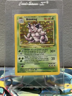 Nidoking 11/102 Holo Rare, Base Set Edition Pokemon Card 1999 WOTC - NM - Image 3