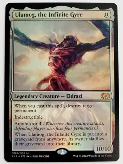 MTG ULAMOG, THE INFINITE GYRE FOIL Double Masters 2022 NM - Image 1