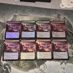 MTG Aetherdrift • Avishkar Raceway Borderless FOIL Lot ☆ 8 - Image 1