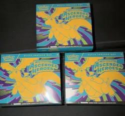(3) Lot 2026 Pokemon Mega Evolution Ascended Heroes Sealed ETB Elite Trainer Box - Image 1