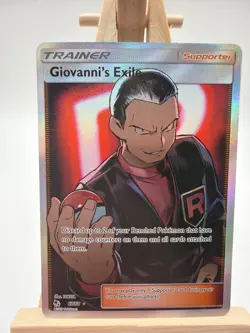 Giovanni's Exile (Full Art, #67/68) - Holofoil SM - Hidden Fates NM Pokemon - Image 1
