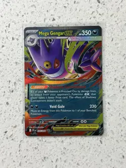 Pokemon Mega Gengar ex 056/094 Me02 Phantasmal Flames Double Rare Holo English - Image 1
