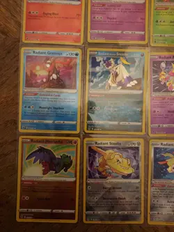 16 Radiant Rare Full Set Complete Pokemon Collection Charizard Blastoise Eevee - Image 5
