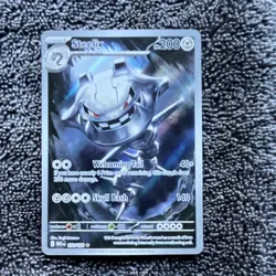 Pokemon Steelix Illustration Rare Holo Me01: Mega Evolution 150/132 200 HP Card - Image 1