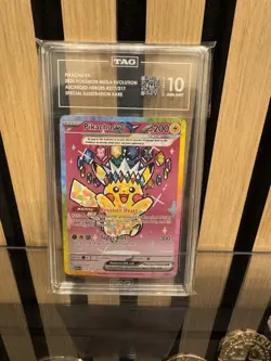 2026 POKEMON ASC EN ASCENDED HEROES #277 PIKACHU EX TAG 10 SIR - Image 1