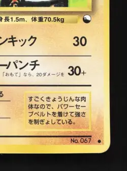 Machoke No.067 HP Quick Starter Gift Set (Red) Japanese Pokemon Card TCG - Image 3