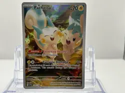 Pokemon TCG Pachirisu Holo Card 208/198 Scarlet & Violet Illustration Rare - Image 1