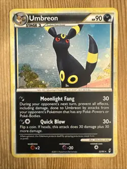 Umbreon - 22/95 - Pokemon Call of Legends Holo Card LP - Image 1