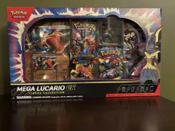 Pokemon TCG Mega Lucario ex Premium Figure Collection Box Factory Sealed - Image 1