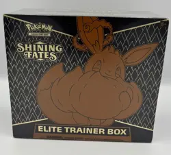 🐦 Pokemon TCG Shining Fates Elite Trainer Box ETB Sealed Eevee VMAX 2021 - Image 1
