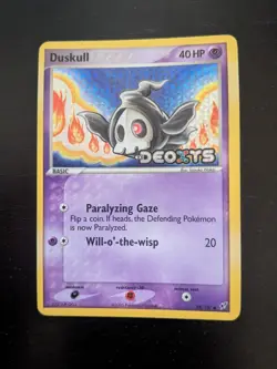 Duskull Reverse Holo 58/107 Stamped ex Deoxys Pokemon NM - Image 1
