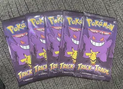 Pokemon TCG Halloween Trick or Trade Booster Bundle Lot Of 5 Packs New Sealed(A) - Image 1