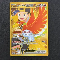Pokemon TCG Ethan’s Ho-oh ex Destined Rivals 239/182 Hyper Rare Holo - NM - Image 1
