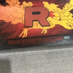 Pokemon Team Rocket Moltres ex Ultra-Premium Collection Box IN HAND!!!!! - Image 3
