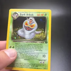 Vintage Pokemon Team Rocket Dark Arbok Holo Rare 2/82 NM-Mint -g - Image 3