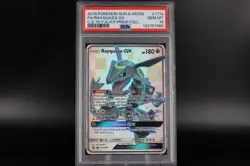 2018 POKEMON SUN & MOON FA / RAYQUAZA GX PSA 10 - Image 1