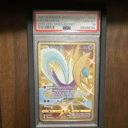 Pokemon Cresselia 228/203 SWSH07 Evolving Skies Secret Rare Full Art Holo PSA 10 - Image 1
