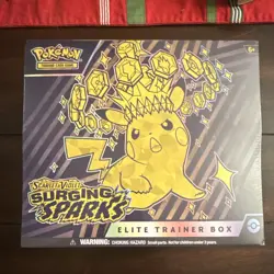 Pokemon Scarlet & Violet Surging Sparks Elite Trainer Box English Pokemon TCG - Image 1