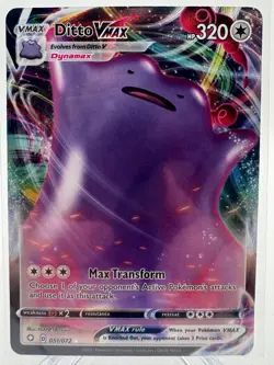 Pokemon TCG Ditto VMAX 51/72 Shining Fates Ultra Rare Holo - Image 1