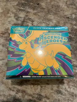 Pokemon TCG Mega Evolution Ascended Heroes Elite Trainer Box Sealed - Image 1