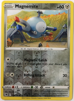 POKEMON MAGNEMITE 105/189 ASTRAL RADIANCE COMMON REVERSE HOLO NEAR MINT - Image 1