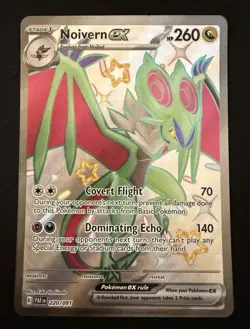 Pokemon Noivern ex 220/091 Shiny Ultra Rare Holo - Paldean Fates NM - Image 1