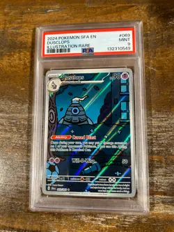 POKEMON 2024 Shrouded Fable Illustration Rare DUSCLOPS #069 PSA 9 Mint RARE 2 - Image 1
