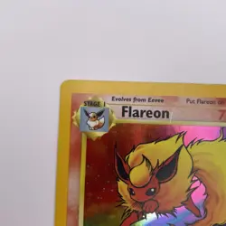 Flareon 3/64 No Symbol Jungle Holo Rare LP - Excellent WOTC Pokemon TCG Vintage - Image 3