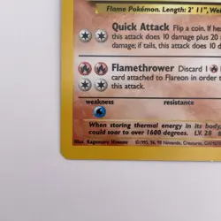 Flareon 3/64 No Symbol Jungle Holo Rare LP - Excellent WOTC Pokemon TCG Vintage - Image 5