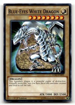 Blue-Eyes White Dragon (Version 4) LDK2-ENK01 1st Edition Common Legendary Decks - Image 1