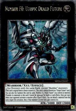 Yugioh! LP Number F0: Utopic Draco Future - MP24-EN037 - Quarter Century Secret - Image 1