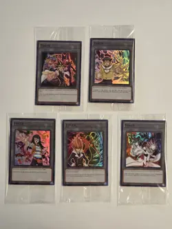 Yami Yugi Dark Magician Girl Token TKN5-EN037 Burst Protocol Yugioh Promo Set - Image 1