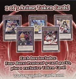 Yami Yugi Dark Magician Girl Token TKN5-EN037 Burst Protocol Yugioh Promo Set - Image 2