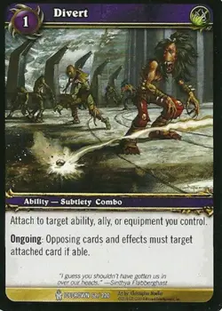 Moderate Play WoW TCG Divert Icecrown World of Warcraft - Image 1