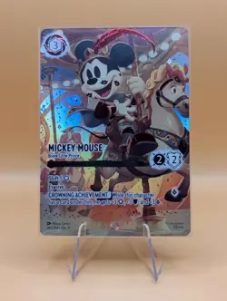Mickey Mouse Brave Little Prince English 242/204 Iconic Disney Lorcana Fabled EN - Image 1