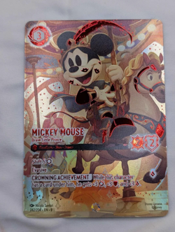 Mickey Mouse Brave Little Prince English 242/204 Iconic Disney Lorcana Fabled EN - Image 2