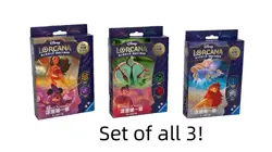 Set of 3 - 1 of Each - Chinese Starter Deck The First Chapter Disney Lorcana TCG - Image 1