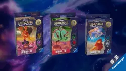 Set of 3 - 1 of Each - Chinese Starter Deck The First Chapter Disney Lorcana TCG - Image 2