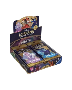 S-Chinese Disney Lorcana: First Chapter Light Booster Box 24 Packs - Image 1