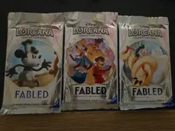 Disney Lorcana Fabled Set 9 Booster packs - Sealed and New - Image 1