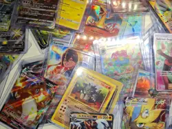 Pokemon 100 RANDOM Card Lot - 90 C/UC, 10 Holo/RHolo + 2 Ultra Rare!(READ DESC.) - Image 1