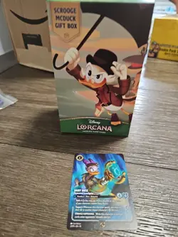 DISNEY LORCANA SET 11 SCROOGE MCDUCK GIFT BOX & Promo Card - Image 2