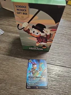 DISNEY LORCANA SET 11 SCROOGE MCDUCK GIFT BOX & Promo Card - Image 3